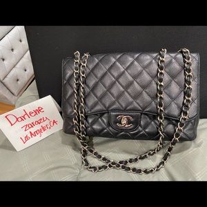 Chanel Caviar Single Flap Jumbo